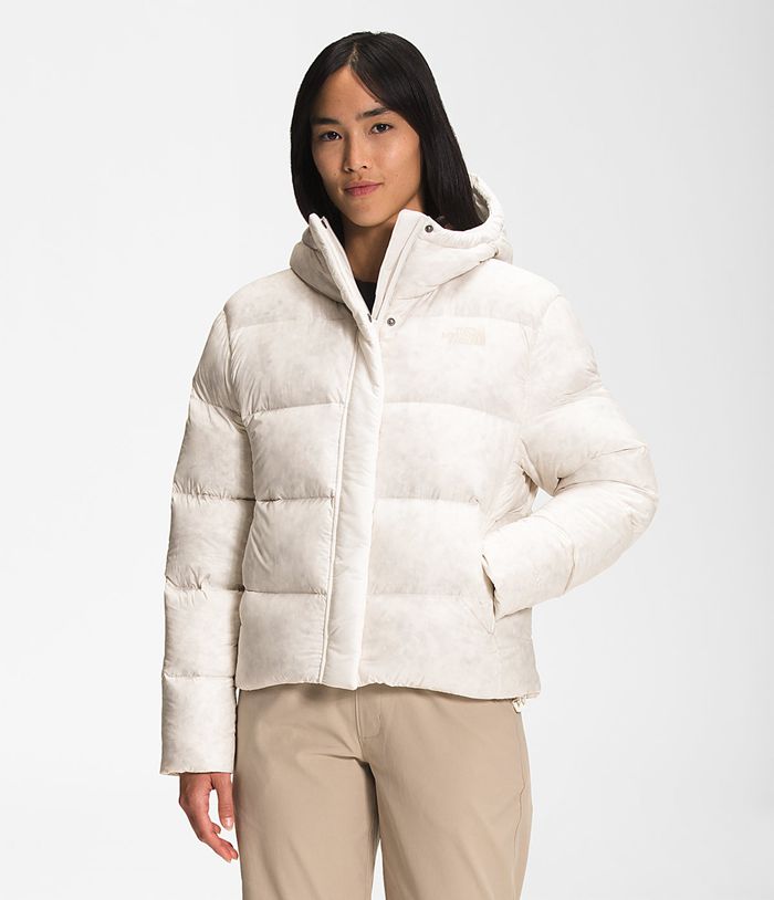 White puffy north face on sale jacket